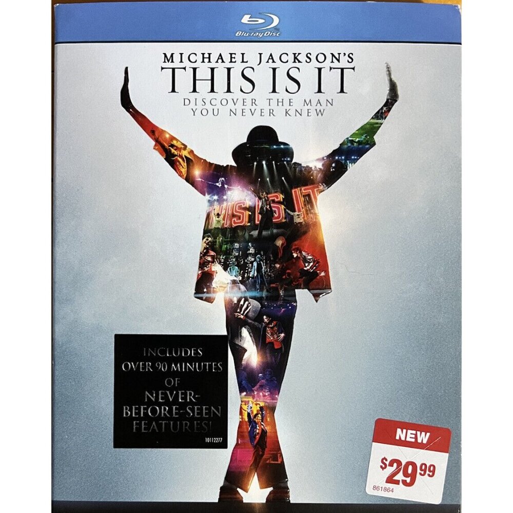 Michael Jackson’s This Is It (Blu‑ray, 2009) Concert Documentary Like New
